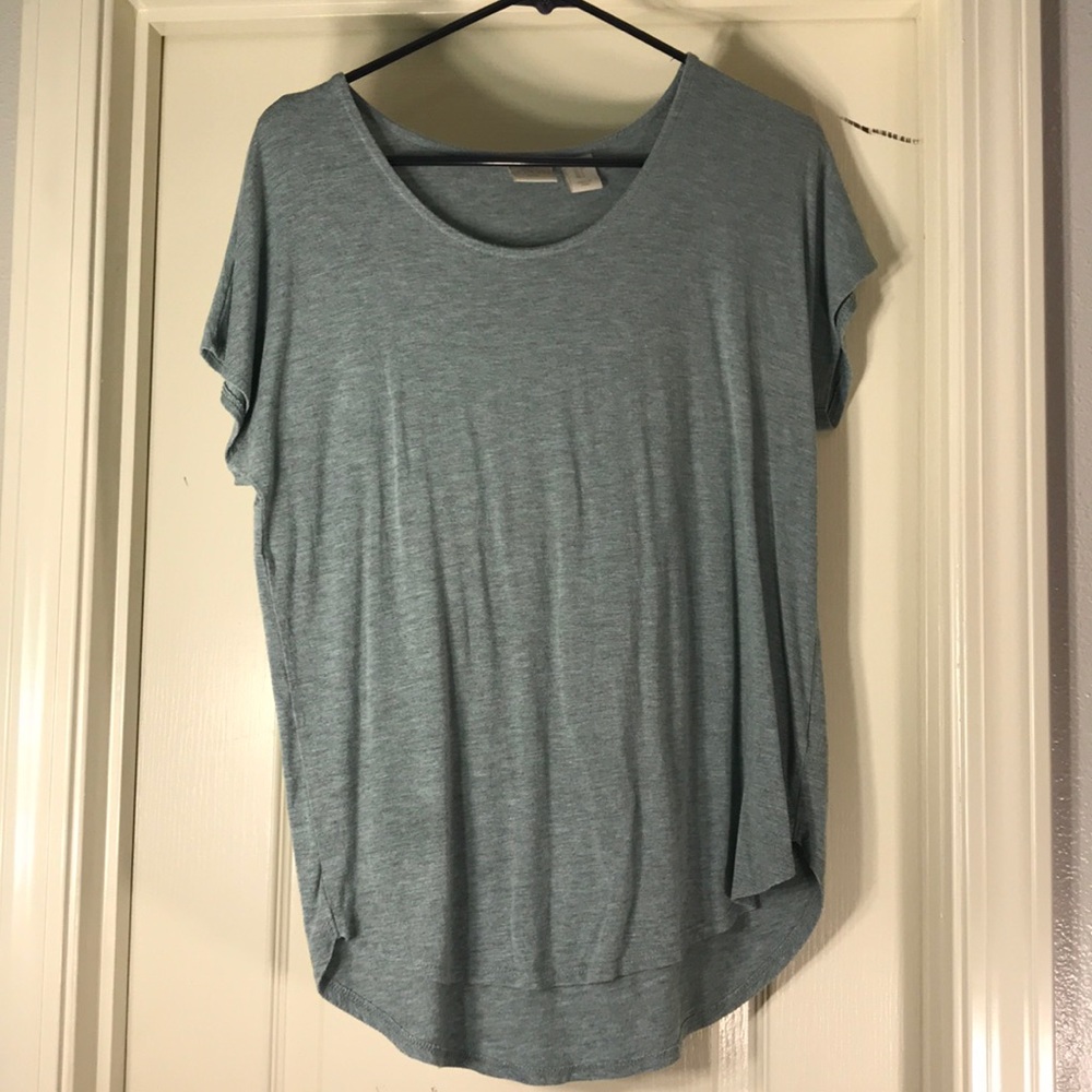 short sleeve green top